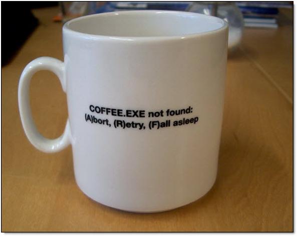 Programmers coffee mug
