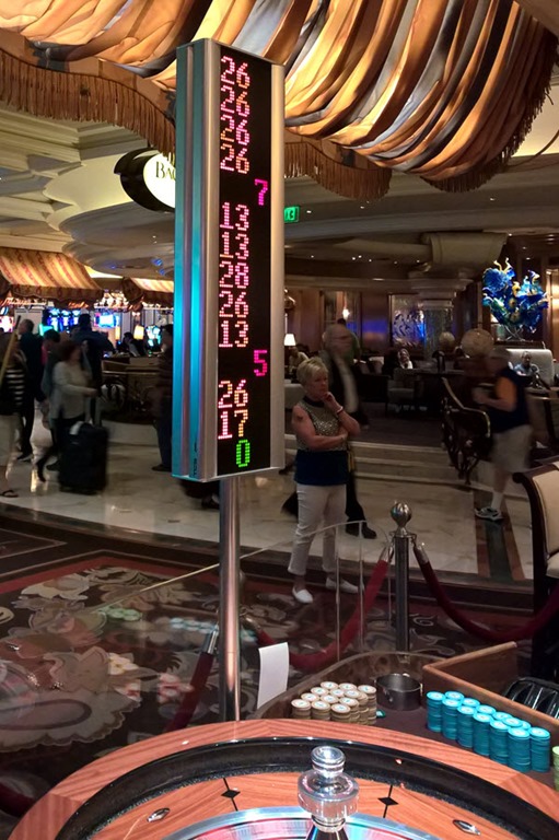 26 bij roulette in Bellagio, Las Vegas, NV