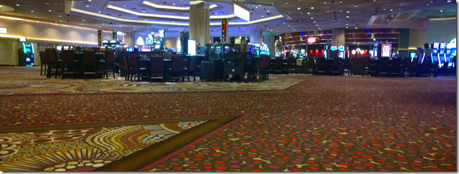 Empty Casino floor at MGM Grand