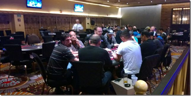 Poker tournamet at MGM Grand