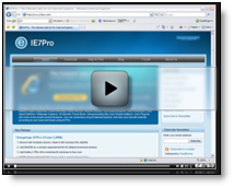 Klik voor een videodemo over het werken met IE7Pro