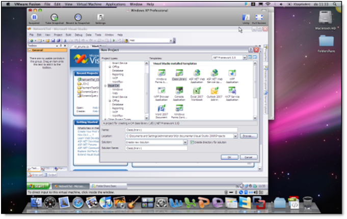 Visual Studio on Mac OS X