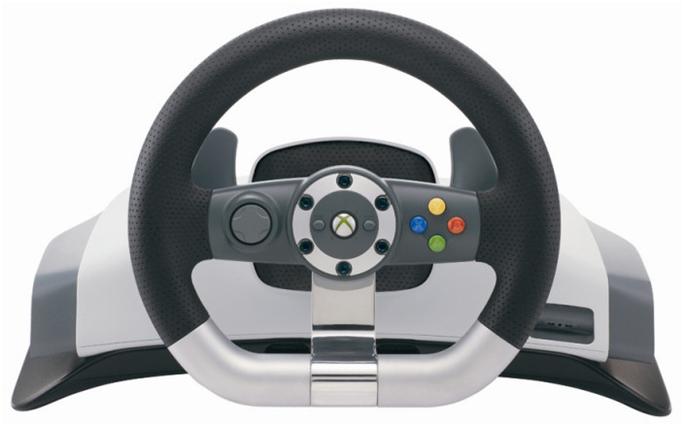 Microsoft wireless racing wheel