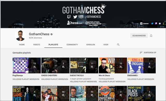 Top-3 Chess Channels